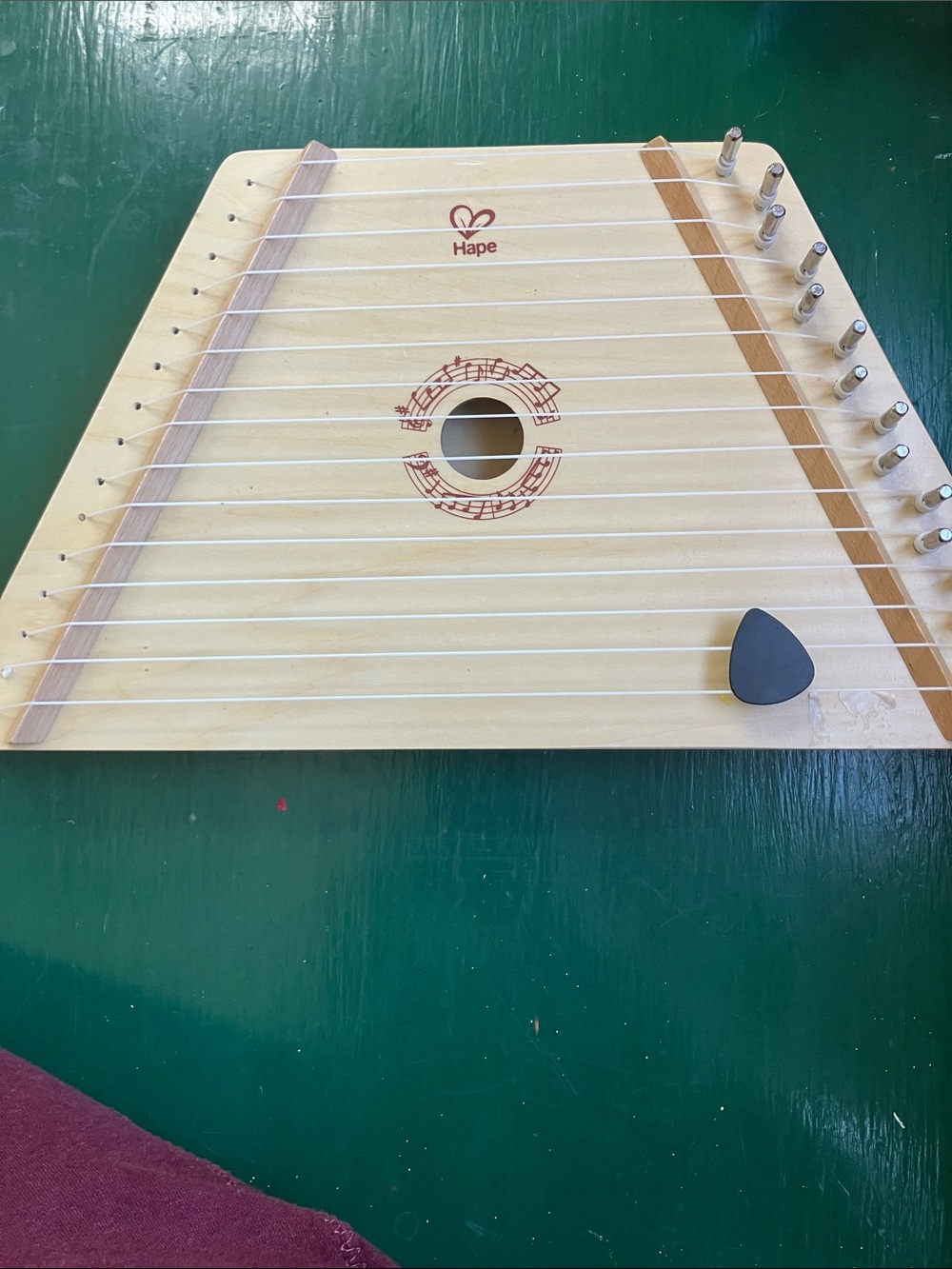 Hape Happy Harp Kid's Wooden Musical Instrument, Toddlers Ages 3+